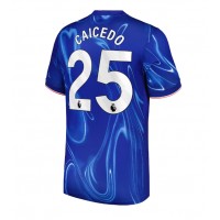 Chelsea Moises Caicedo #25 Domáci futbalový dres 2024-25 Krátky Rukáv